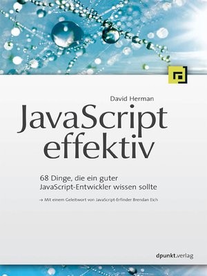 cover image of JavaScript effektiv